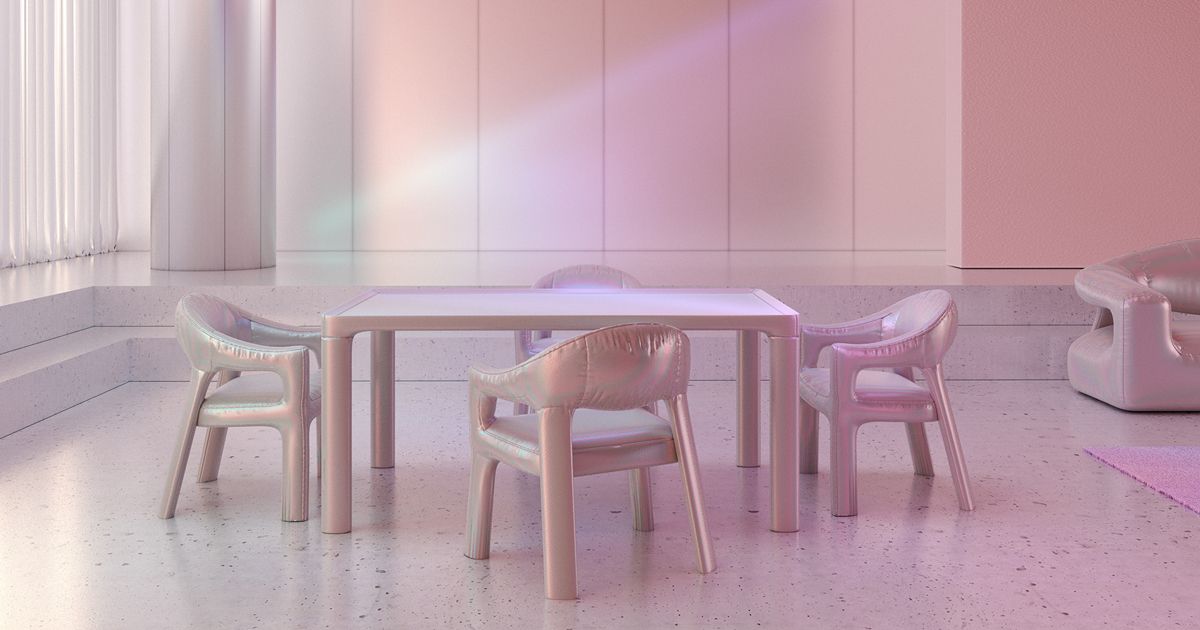 Đồ nội thất holographic mang sắc thái Scandinavi