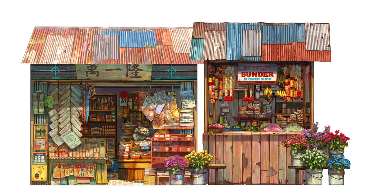 Tác phẩm dựng 3D lại những ngôi nhà cổ tại Malaysia
