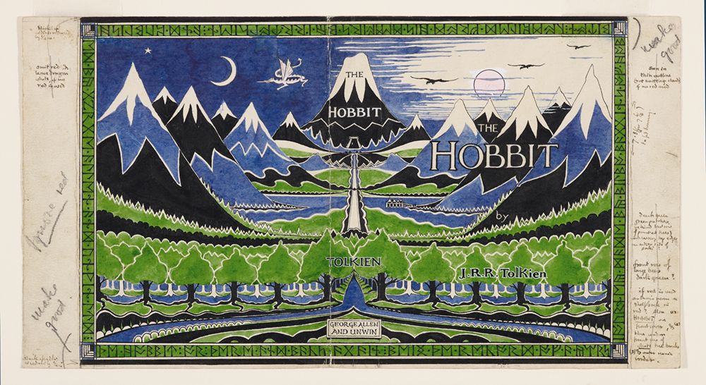 Những bức tranh màu nước tuyệt đẹp của người chấp bút The Lord of the Rings và The Hobbit