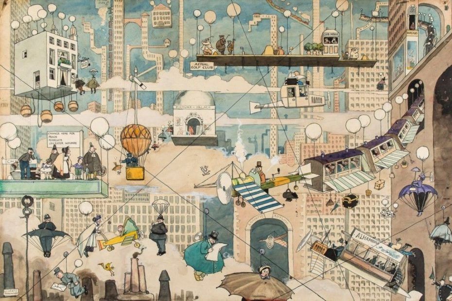 Họa sĩ thiên tài người Anh W. Heath Robinson với trí tưởng tượng phi thường