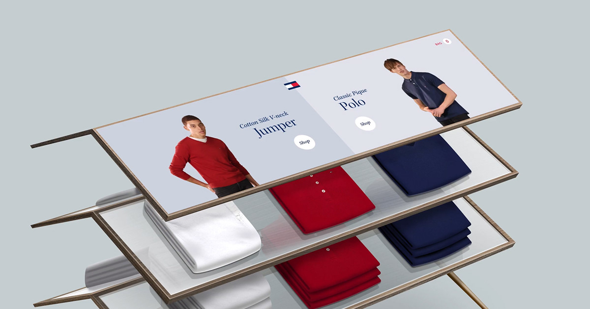 [UI Inspiration] Tommy Hilfiger x Momkai và trải nghiệm mua sắm mới lạ cho người dùng với Tommy Touch