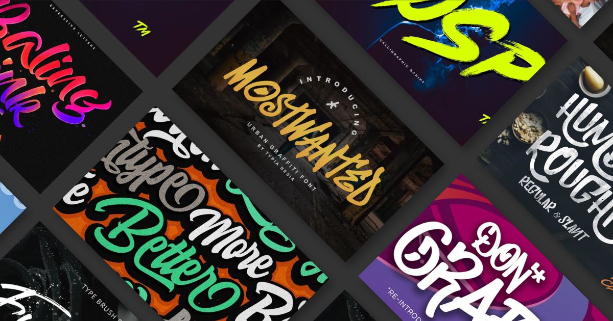 Tổng hợp 21 font chữ graffiti miễn phí