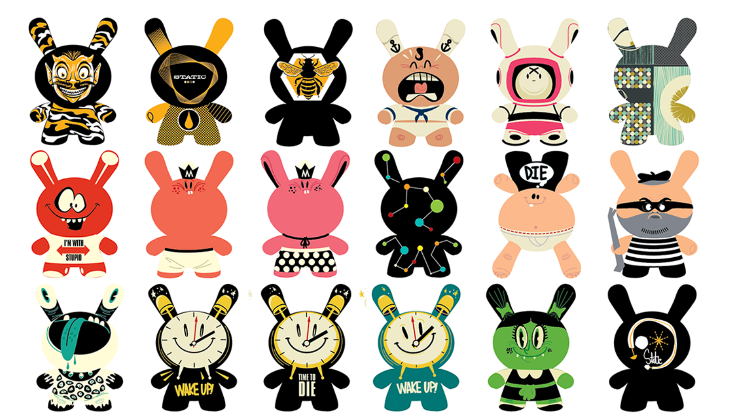 Quái vật Dunny: Món đồ chơi nghệ thuật đáng yêu từ Kidrobot