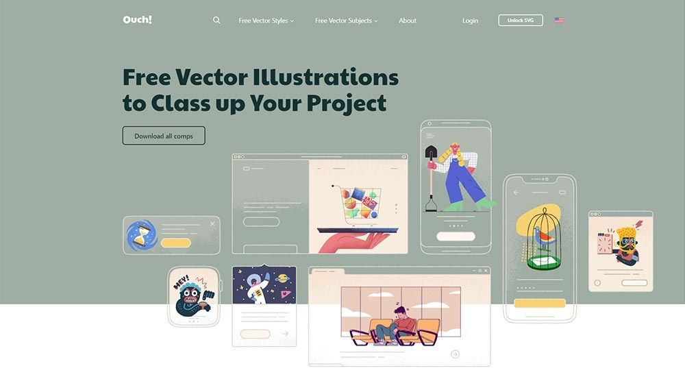 13 trang web cung cấp minh họa vector miễn phí bạn nên biết