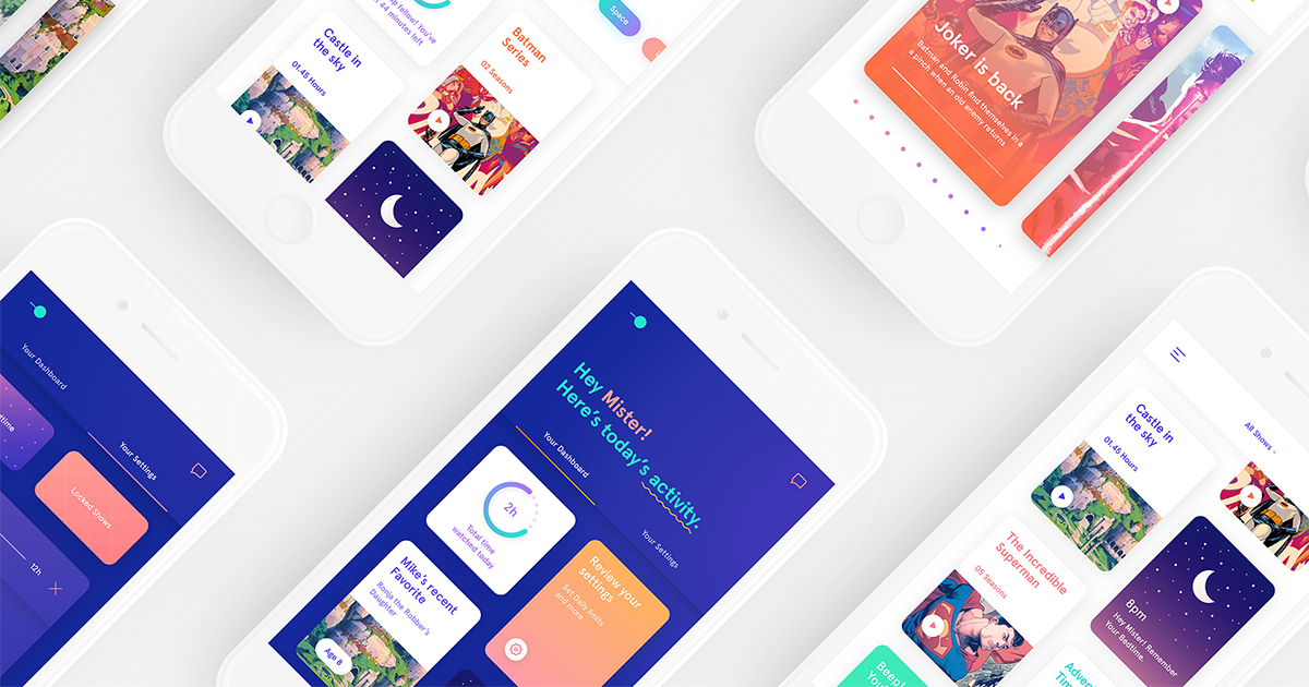 [UI Inspiration] Hello KiddOs - ứng dụng phát trực tuyến với thiết kế tương tác cho trẻ em