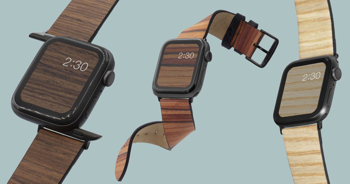Dây đeo bằng gỗ dành cho Apple Watch từ Analog Watch Co.