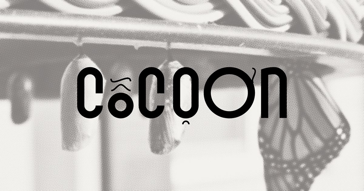 Cocoon / Kén typeface - Bộ chữ lấy cảm hứng từ những chiếc kén tằm