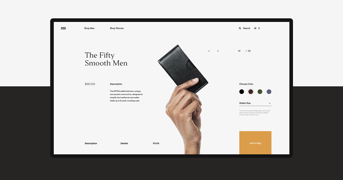 [UI Inspiration] Sức hấp dẫn của phong cách Minimalist trong thiết kế thương hiệu và UX/UI cho Uinetry™