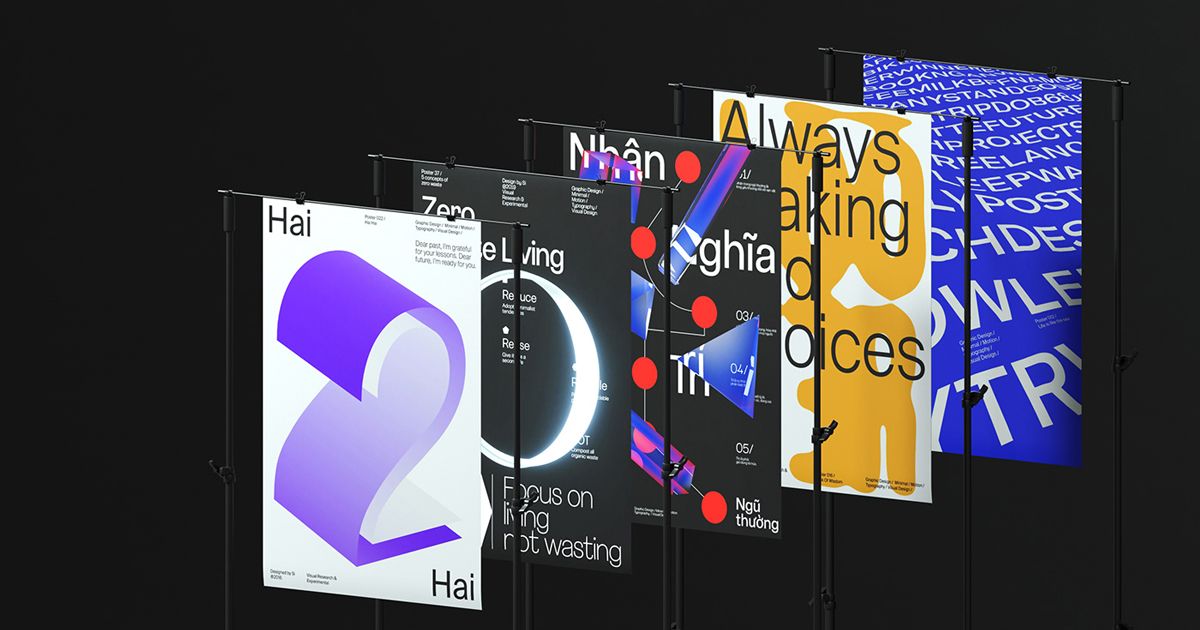 Moving Posters - Thực thể sống trong thế giới số của nhà thiết kế đồ hoạ Si Trần