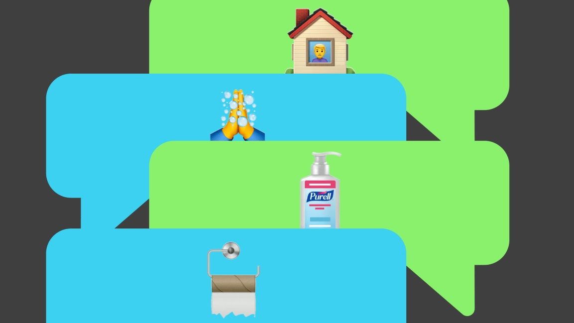 Các biểu tượng Emoji quen thuộc trông ra sao trong mùa dịch này?