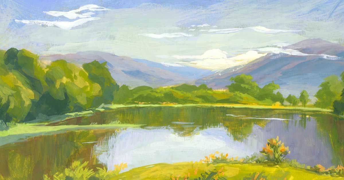 Cảm hứng từ Đà Nẵng và Hội An, Alex Sprouse ký hoạ thiên nhiên qua bộ tranh màu gouache