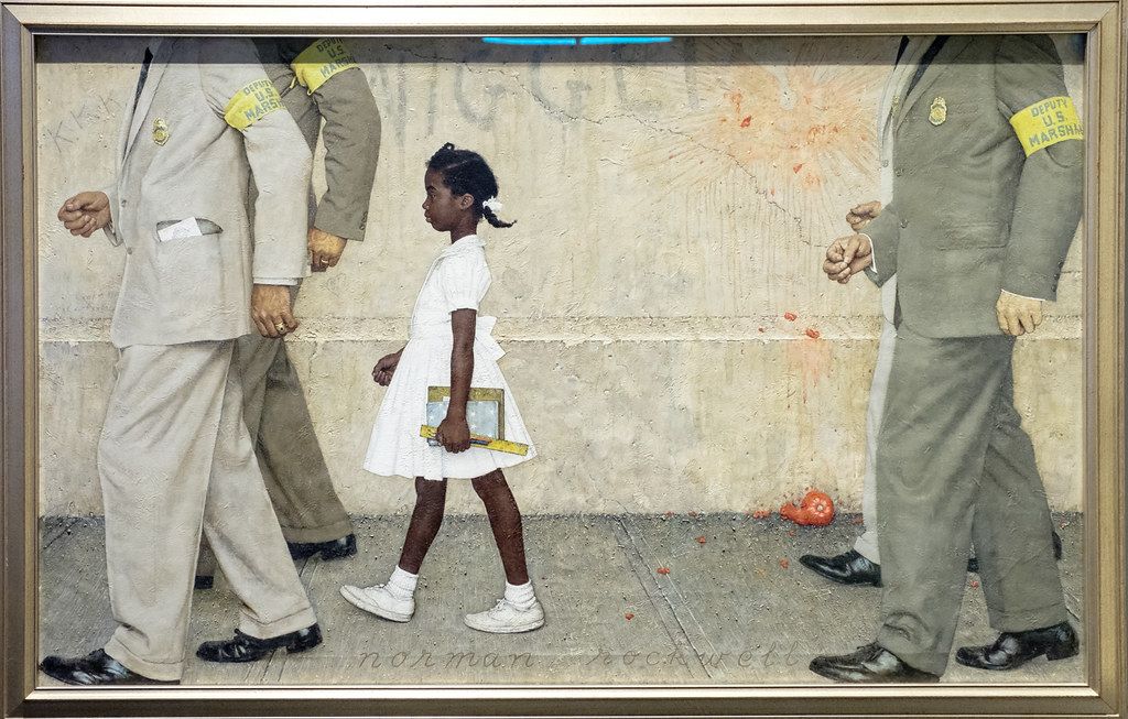 Tác phẩm 'The Problem We All Live With' của Norman Rockwell và vấn đề Dân quyền của người da màu