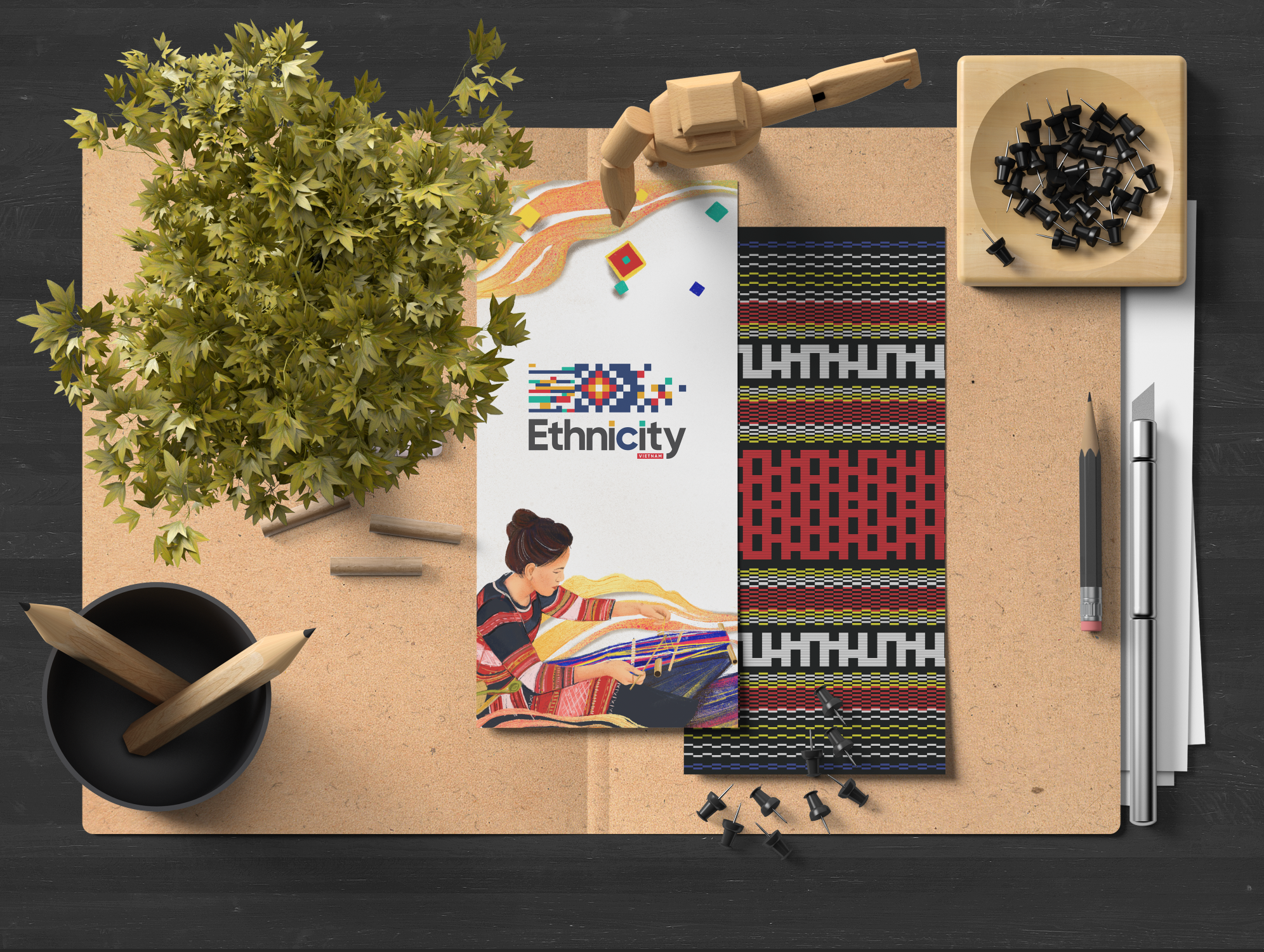 Ethnicity - Thư viện số miễn phí giúp lưu trữ các vector hoa văn thổ cẩm Việt Nam