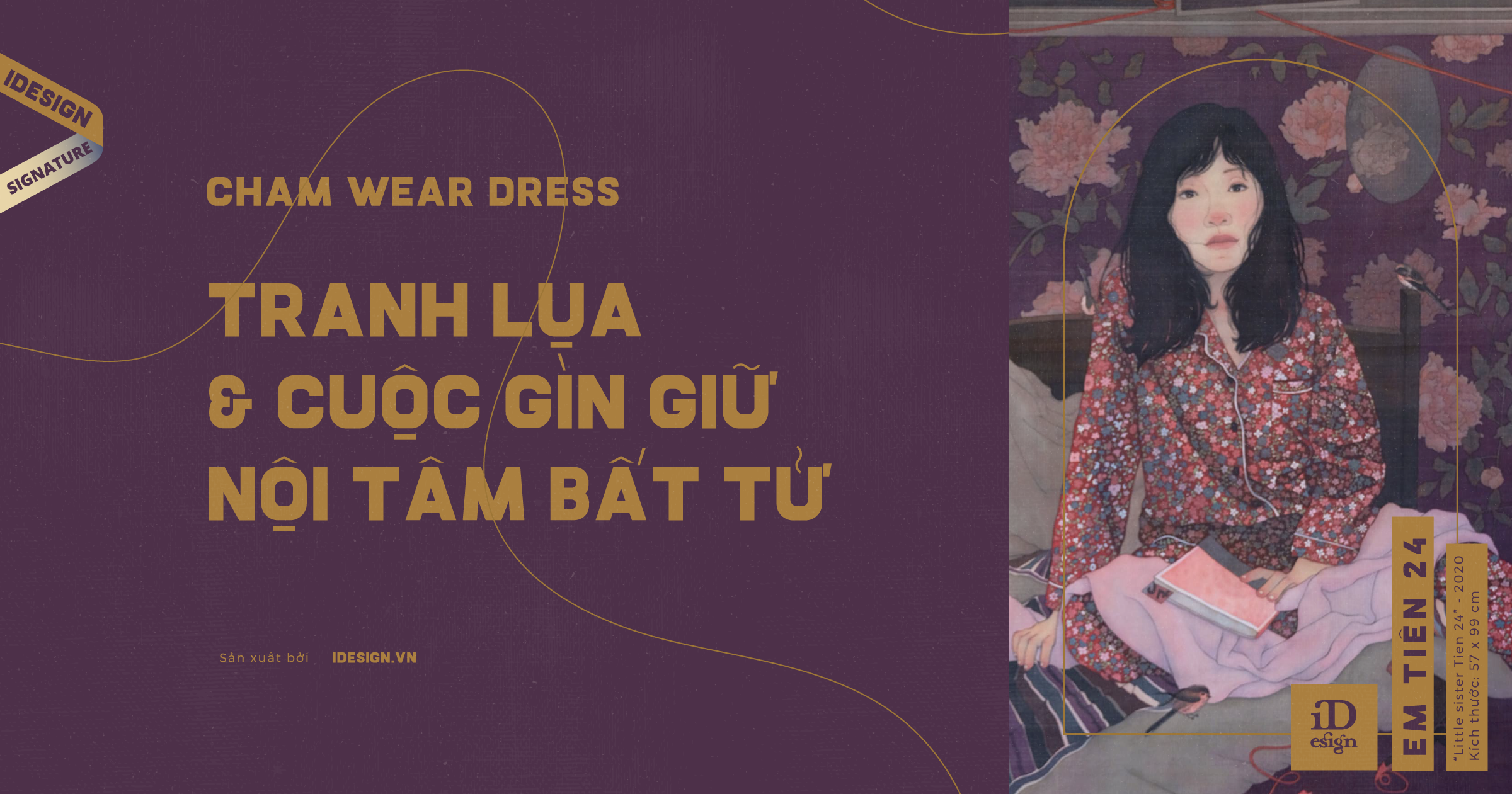 Cham wear dress: Tranh lụa và cuộc gìn giữ nội tâm bất tử