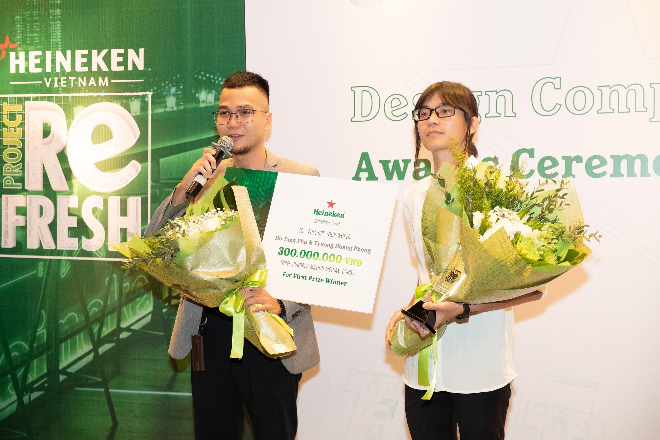 Ngôi sao tài năng của HEINEKEN® PROJECT REFRESH tỏa sáng trong đêm trao giải