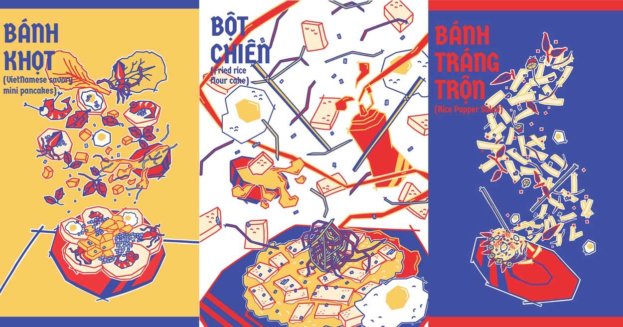 Eat Eat – Dự án của nhà thiết kế mê mở quán đồ ăn vặt Việt