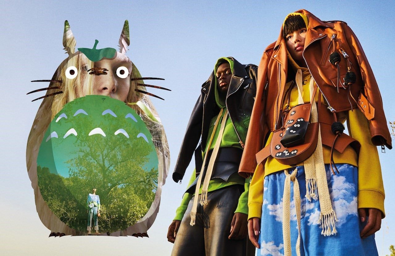 Totoro x Loewe: Khi văn hoá phương Đông kết hợp với thời trang cao cấp phương Tây