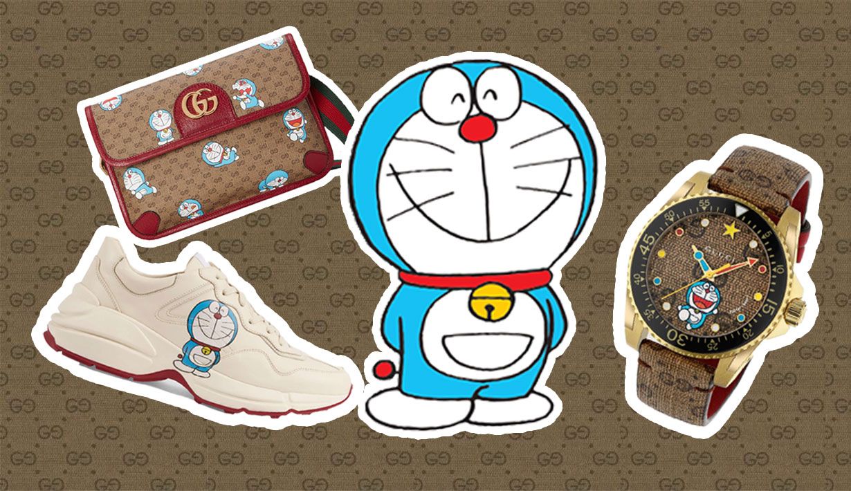 Gucci 'gây bão' với những mẫu thiết kế bắt mắt hợp tác cùng Doraemon