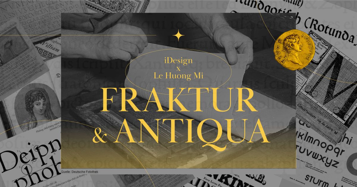 /viết một tay/ Nguồn gốc của kiểu chữ Fraktur và Antiqua, Antiqua Phục Hưng - Khi kỹ thuật tạo chữ và in công nghiệp mới xuất hiện