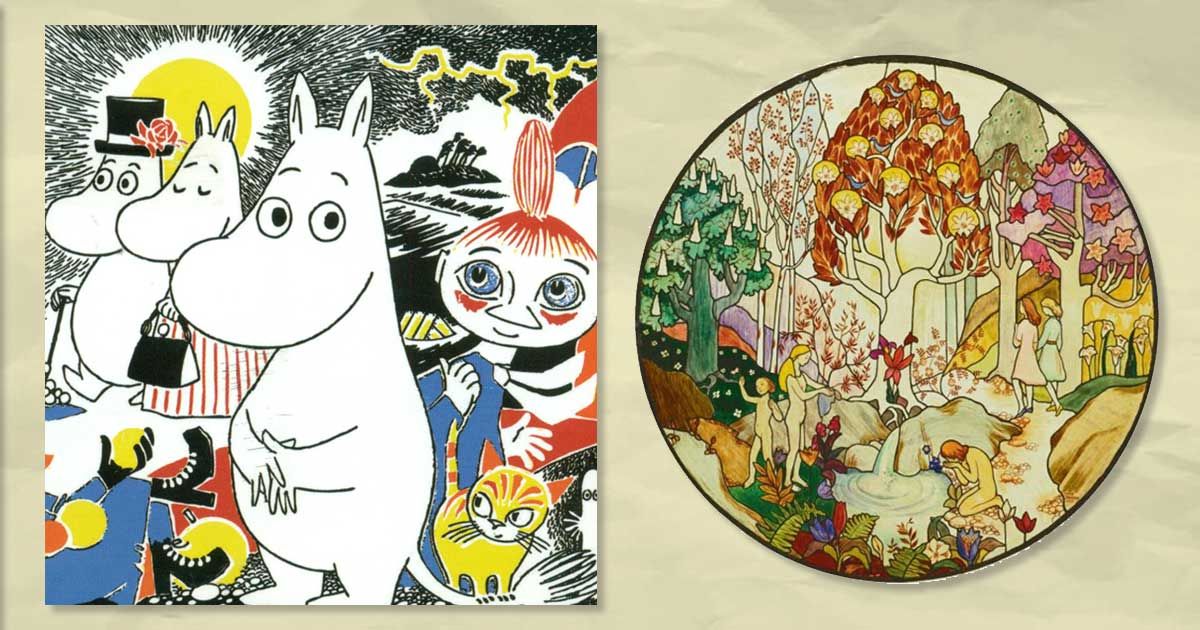 Những bức bích họa tinh tế được kiến tạo từ Tove Jansson - tác giả của Moomins huyền thoại