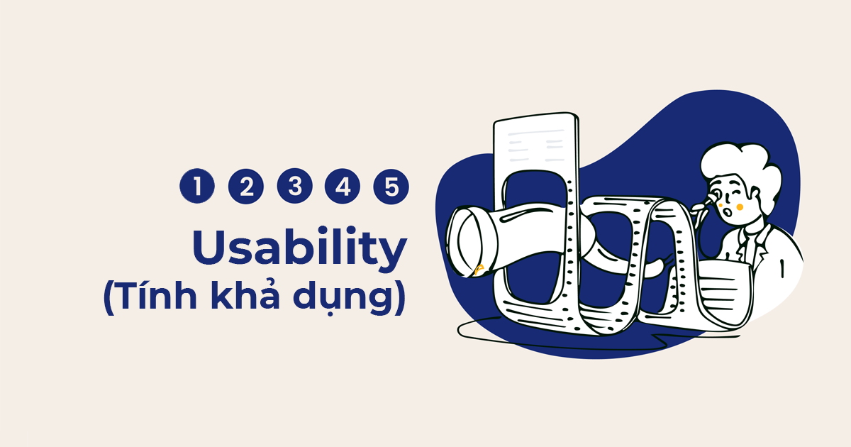 5 yếu tố làm nên tính khả dụng (Usability)