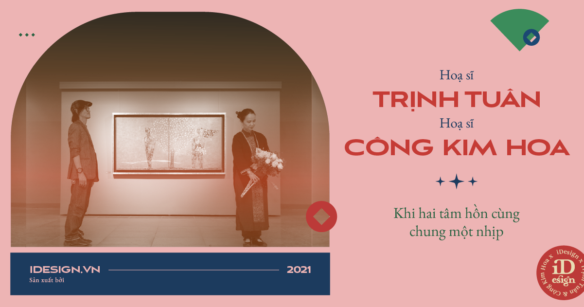 Họa sĩ Trịnh Tuân - Họa sĩ Công Kim Hoa: Khi hai tâm hồn cùng chung một nhịp