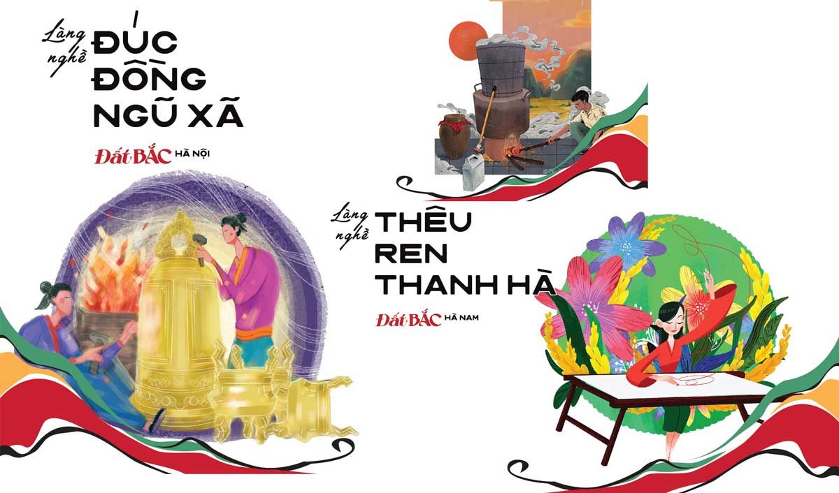 Các nghệ sĩ hợp sức ghi dấu 26 làng nghề truyền thống và đương đại trong dự án Đất BẮC của Ký ức Việt Nam