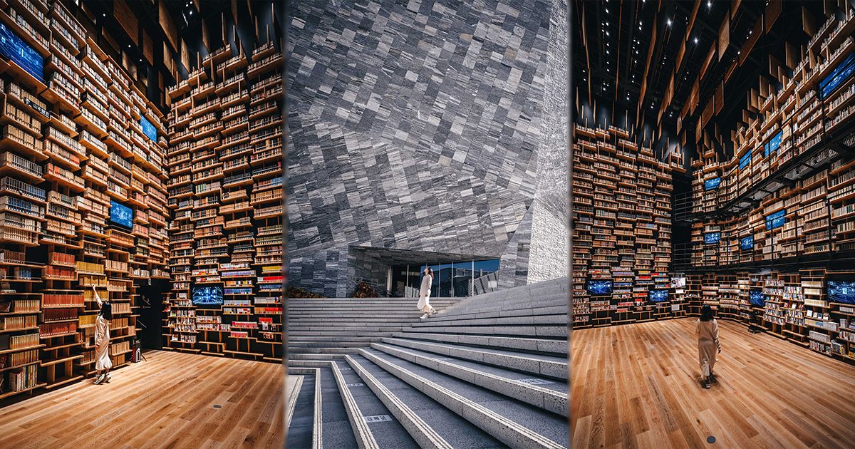 Chiêm ngưỡng 'Nhà hát giá sách' do chính kiến trúc sư Kengo Kuma thiết kế cho Bảo tàng Văn hóa Kadokawa