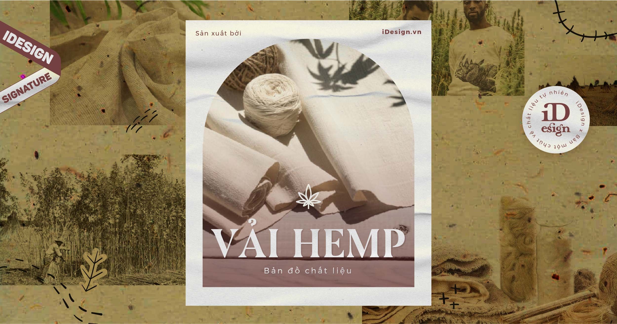 |Bản đồ chất liệu| Vải Hemp – Chất liệu của thời cổ đại và tương lai