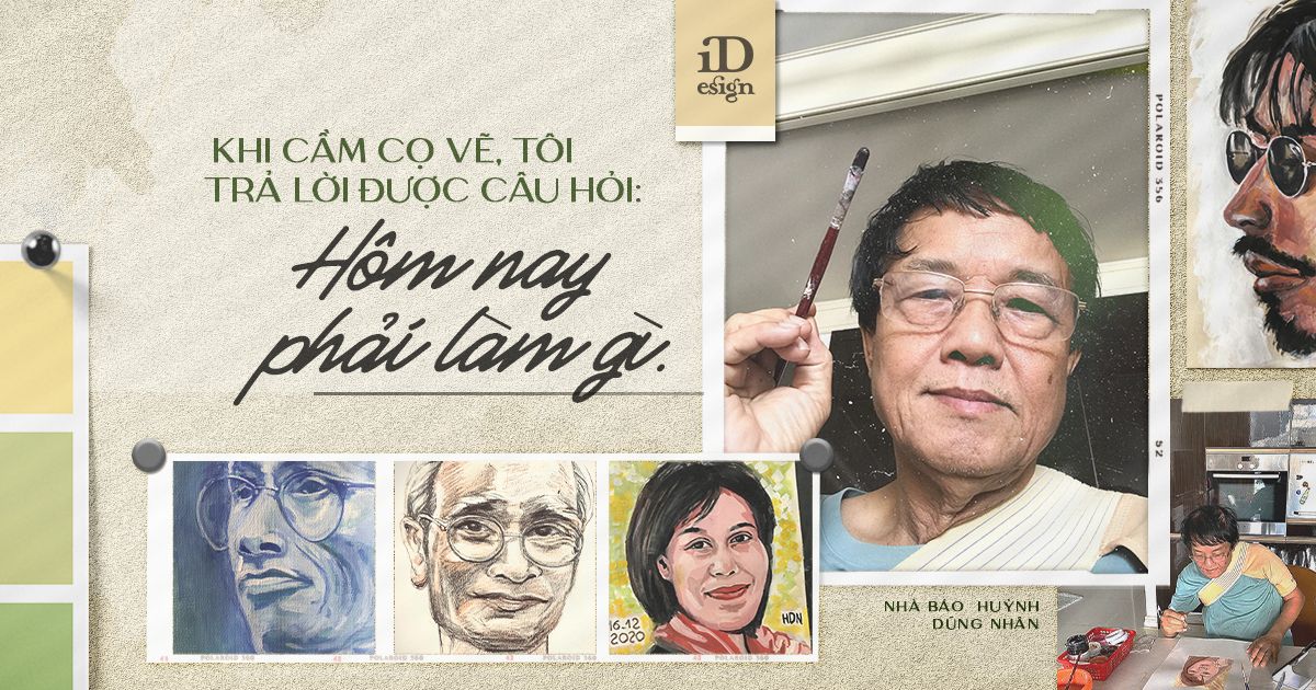 Nhà báo Huỳnh Dũng Nhân: Vẽ chống trầm cảm mùa cách ly