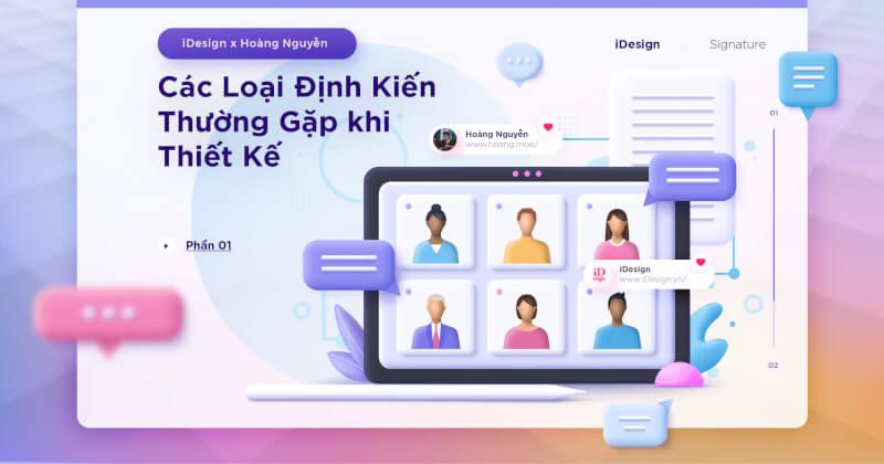 Các loại định kiến thường gặp khi thiết kế (Phần 1)