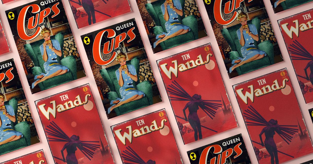 The Pulp Tarot: Bộ bài Tarot lấy cảm hứng từ hình minh họa Pulp Midcentury