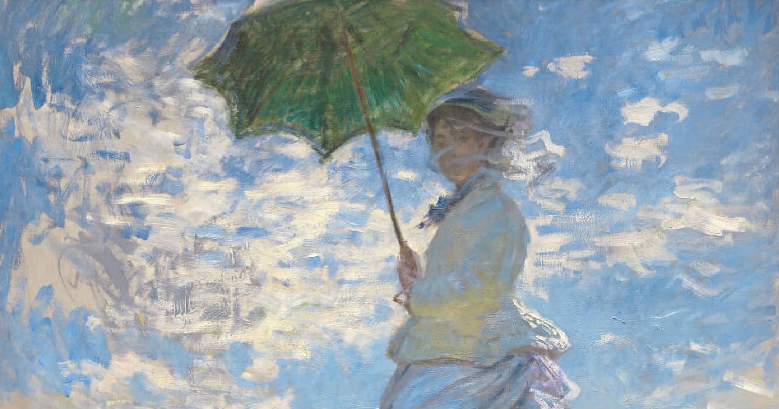 /Tách Lớp/ Woman with a Parasol - Cuộc dạo chơi trong thế giới màu sắc của Monet