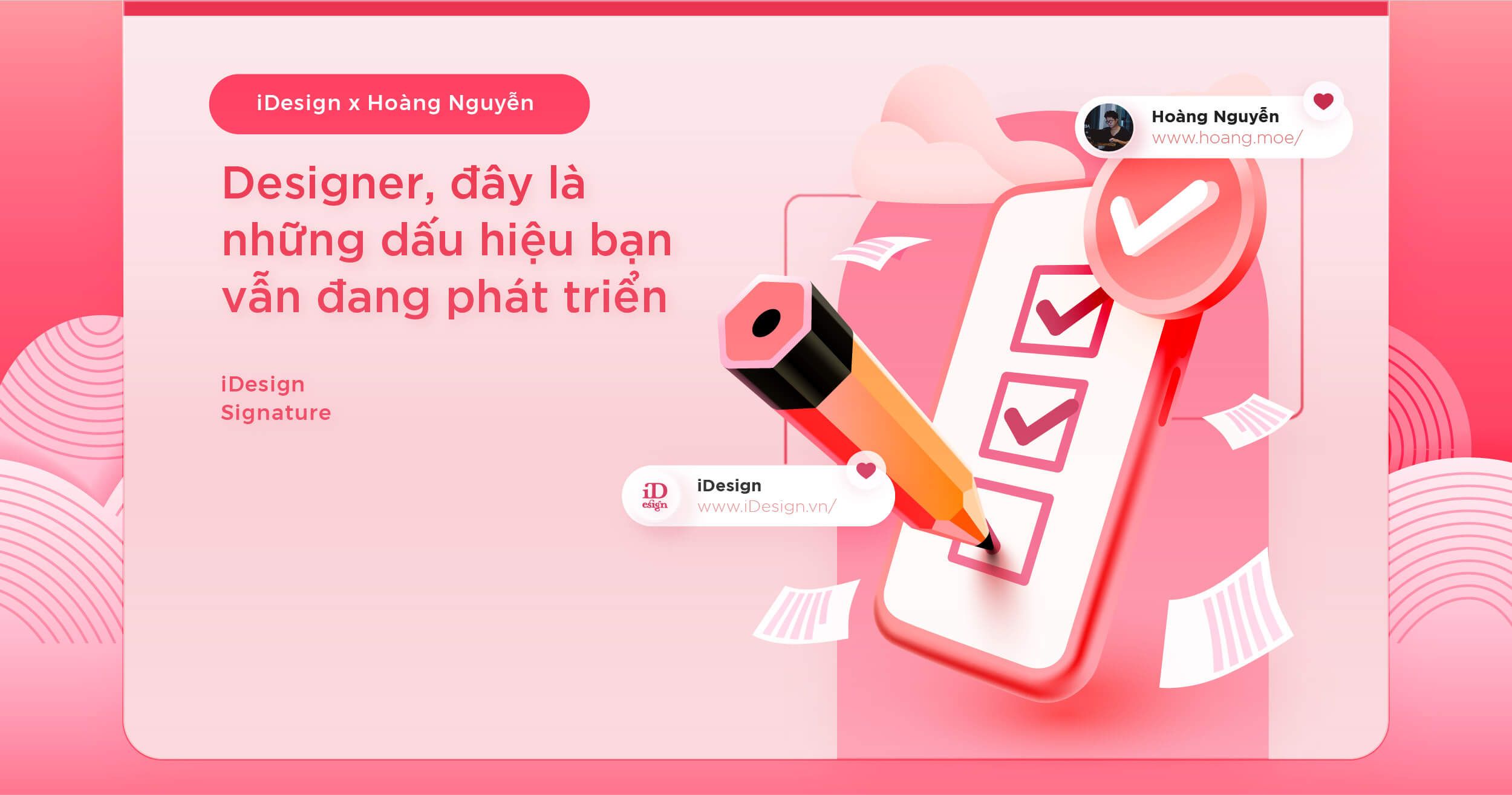 Designer, đây là những dấu hiệu bạn vẫn đang phát triển