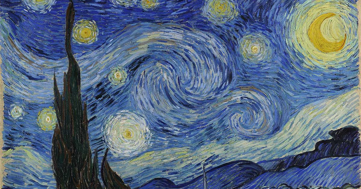 Starry Night: Tận hưởng bầu trời sao rực rỡ với bức tranh \