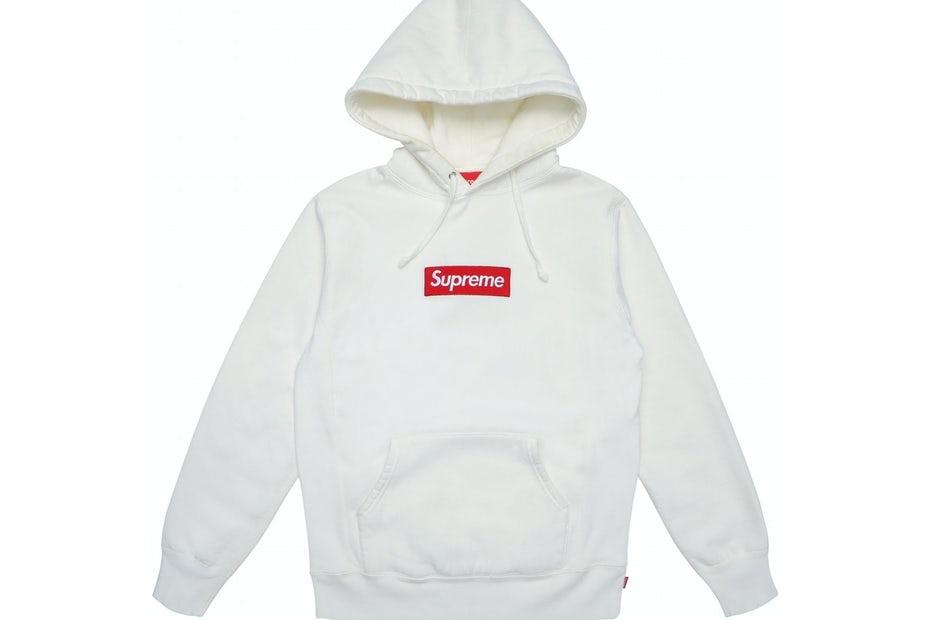 supreme box logo hooded sweatshirt white e1592492912824