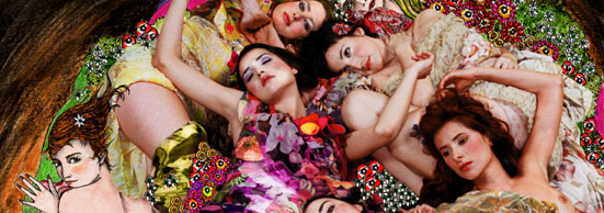 Photography mô phỏng theo các tác phẩm của Klimt