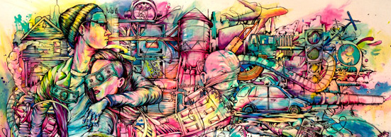 Pat Perry: Tranh minh họa kì lạ