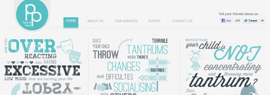 21 website sử dụng menu cố định