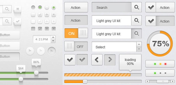 Những mẫu UI miễn phí tốt nhất năm 2012