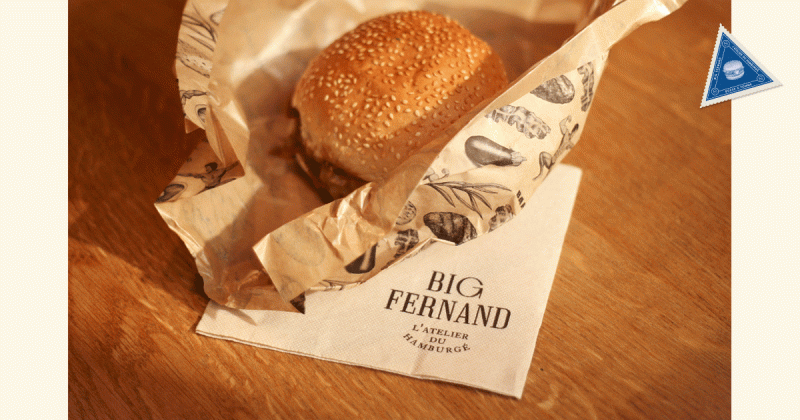 Big Fernand - Nhà hàng burger với bộ nhận diện vintage hoài cổ