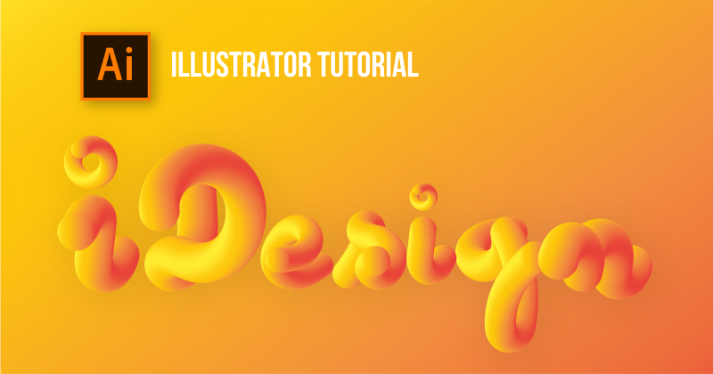 3 Bước tạo hiệu ứng 3D Lettering trong Illustrator