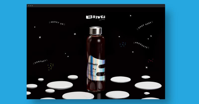 Brives - Cà phê ủ lạnh với bao bì ngũ sắc