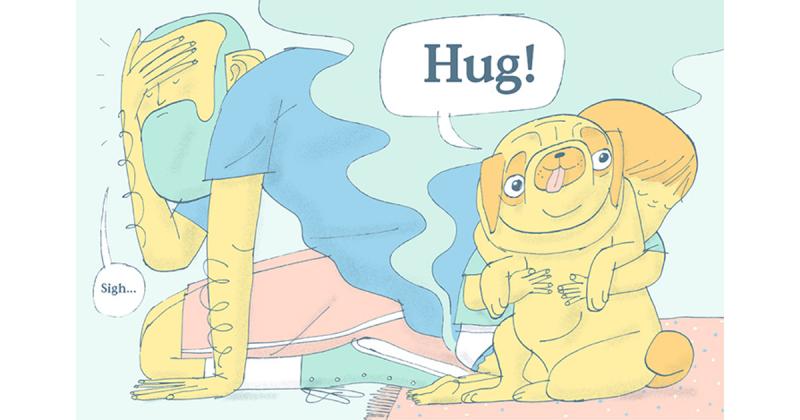Don’t Hug The Pug - Mẩu đối thoại ngô nghê giữa cha và con