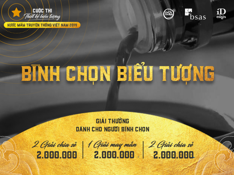 Bình chọn biểu tượng Vòng loại - Cuộc thi thiết kế biểu tượng Nước mắm truyền thống Việt Nam 2019