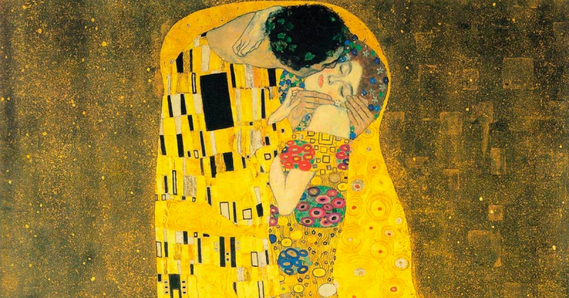 Một cái nhìn cận hơn về sự lãng mạn tinh tế trong kiệt tác ‘The kiss’ của danh hoạ Gustav Klimt