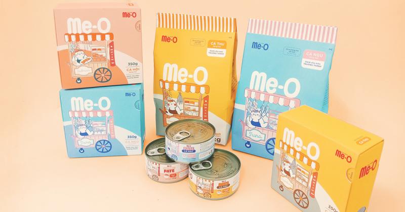 Những xe bán thức ăn mèo Me-O đáng yêu của Nguyễn Minh Trang