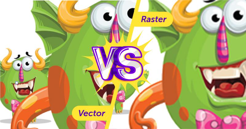 Sự khác biệt cơ bản giữa Vector và Raster