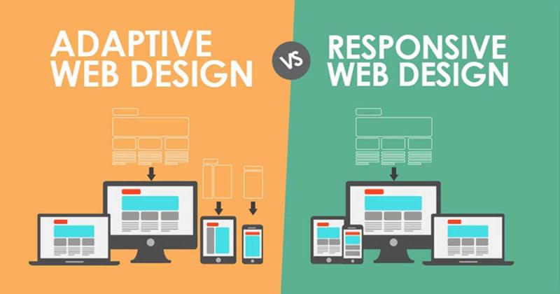 Sự khác nhau giữa thiết kế web Adaptive và Responsive