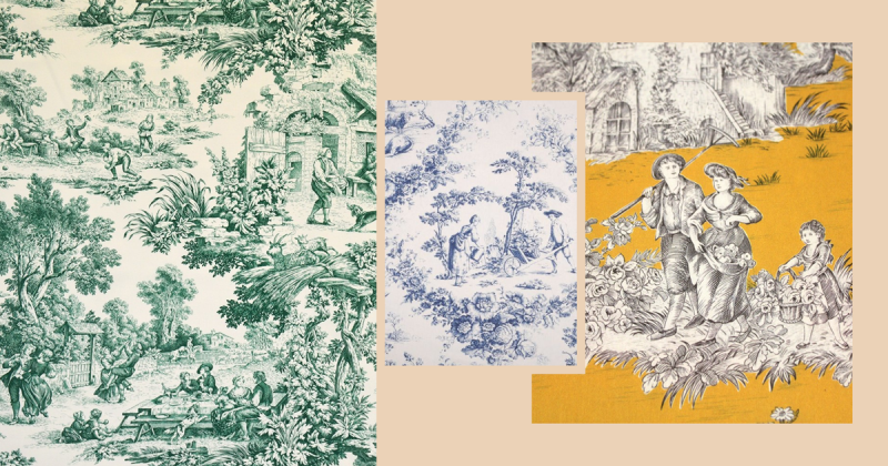 Toile de Jouy - Những tấm vải thể hiện thẩm mỹ và tay nghề thủ công đẳng cấp của Pháp qua những hoa văn